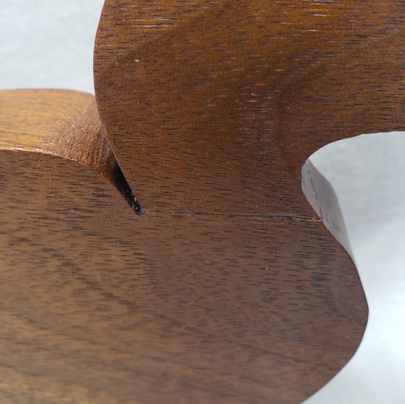 Vintage Pine Handcrafted Ducks Momma and Baby - Picture 3 of 8